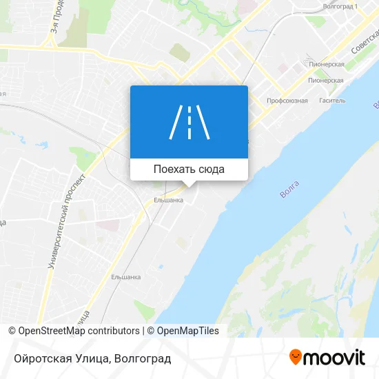 Карта Ойротская Улица