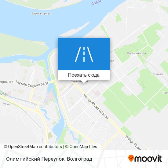 Карта Олимпийский Переулок