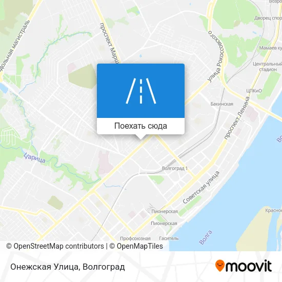 Карта Онежская Улица