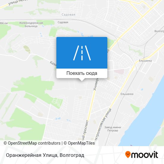 Карта Оранжерейная Улица