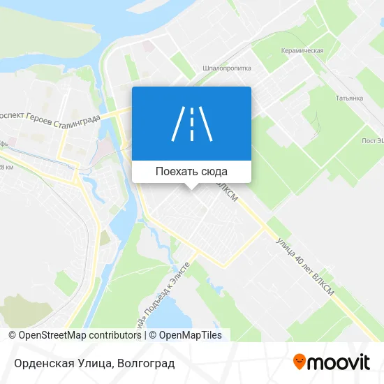 Карта Орденская Улица