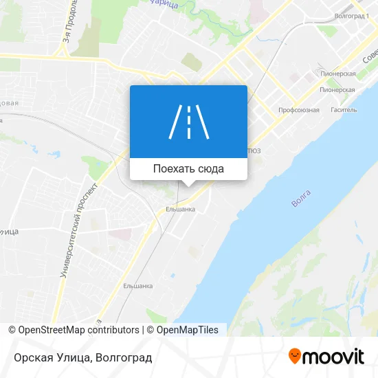 Карта Орская Улица