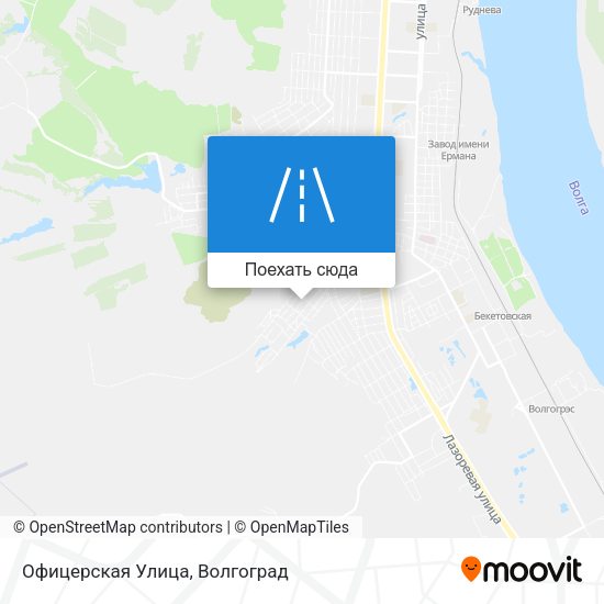 Карта Офицерская Улица