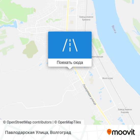 Карта Павлодарская Улица