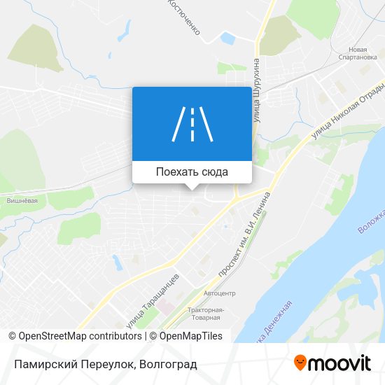 Карта Памирский Переулок