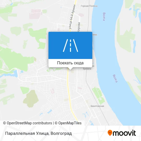 Карта Параллельная Улица