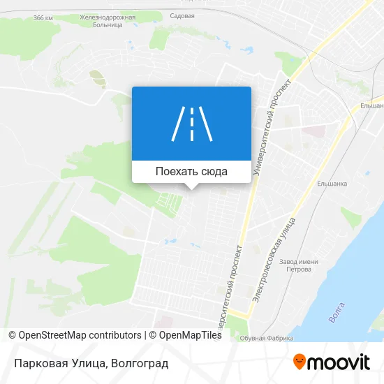 Карта Парковая Улица