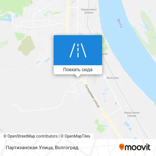 Карта Партизанская Улица