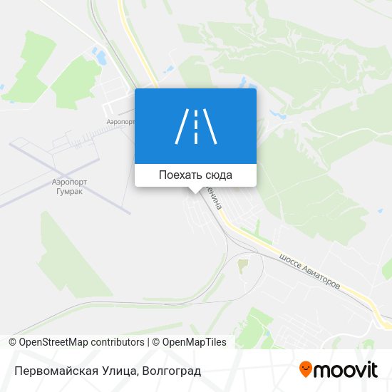 Карта Первомайская Улица