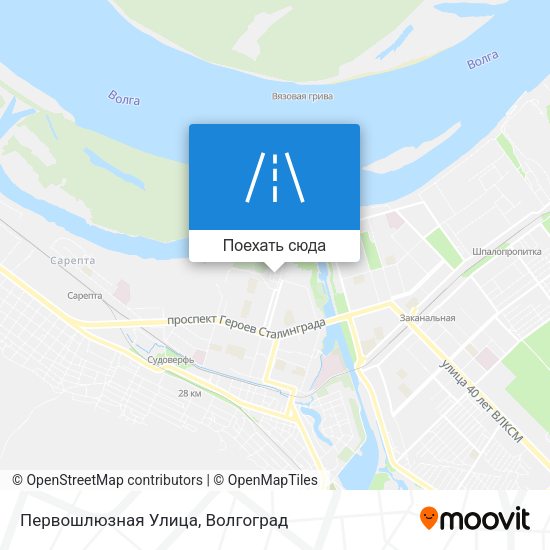 Карта Первошлюзная Улица