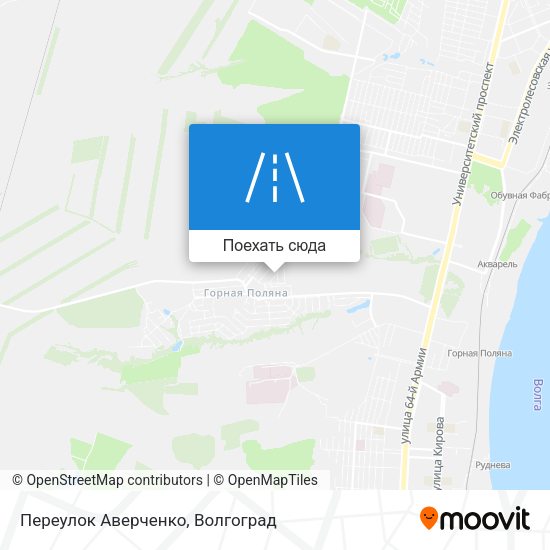 Карта Переулок Аверченко
