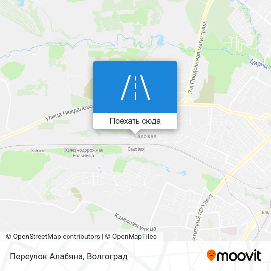Карта Переулок Алабяна