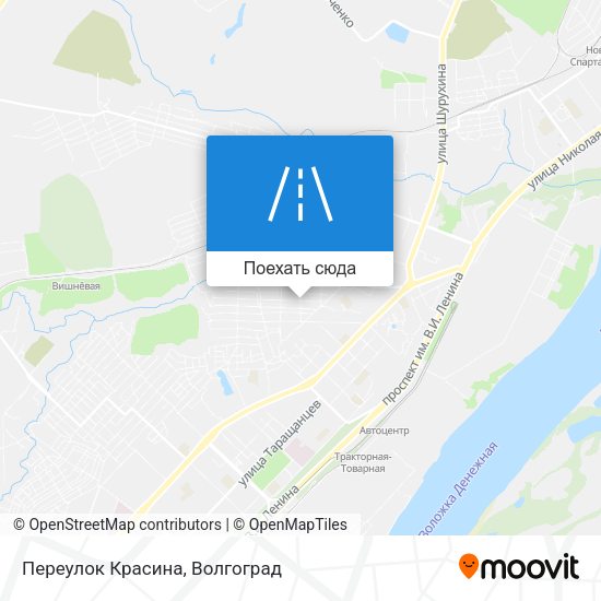 Карта Переулок Красина