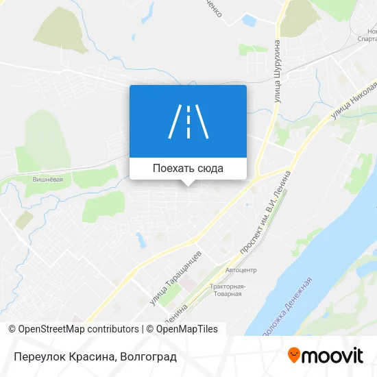 Карта Переулок Красина