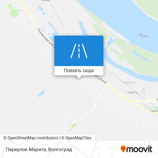Карта Переулок Марата