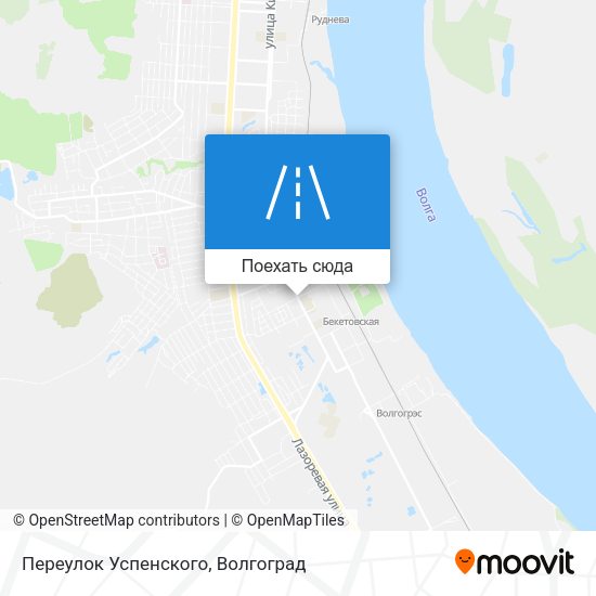 Карта Переулок Успенского