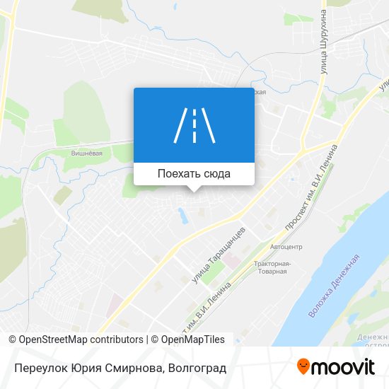 Карта Переулок Юрия Смирнова