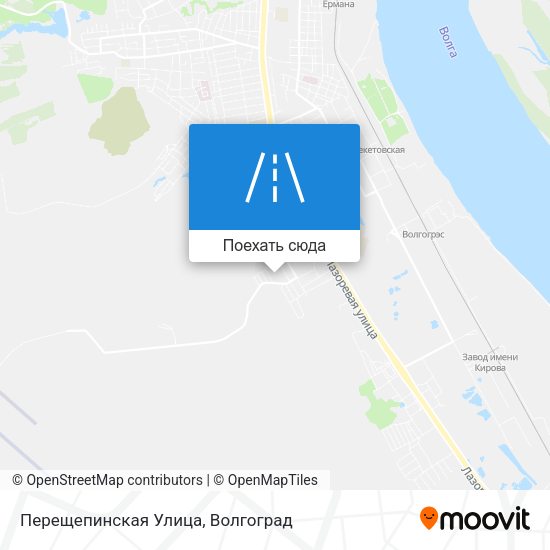 Карта Перещепинская Улица