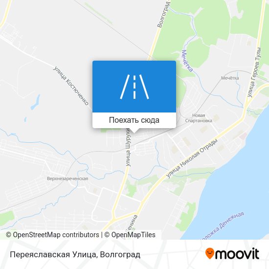 Карта Переяславская Улица