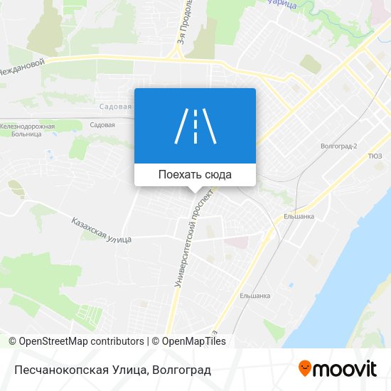 Карта Песчанокопская Улица