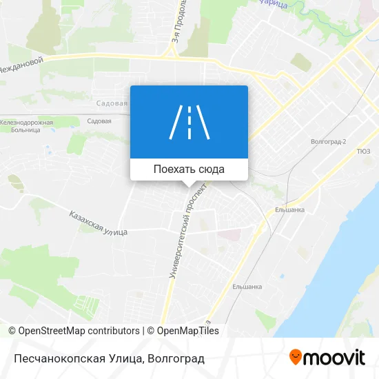 Карта Песчанокопская Улица