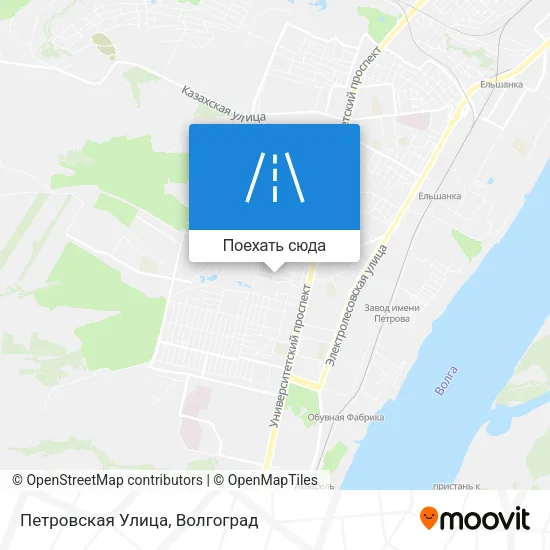 Карта Петровская Улица