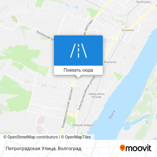 Карта Петроградская Улица