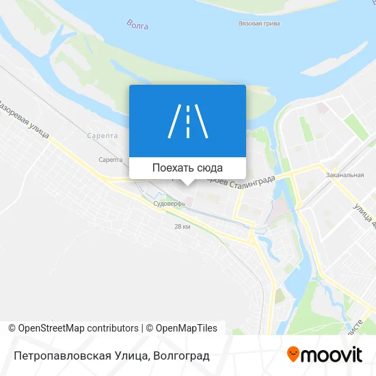 Карта Петропавловская Улица