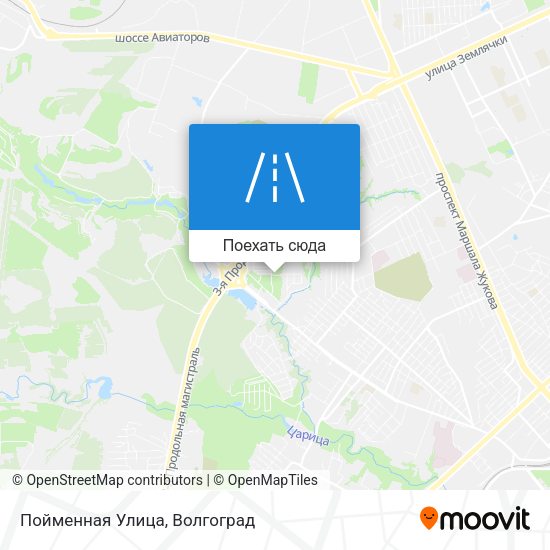 Карта Пойменная Улица