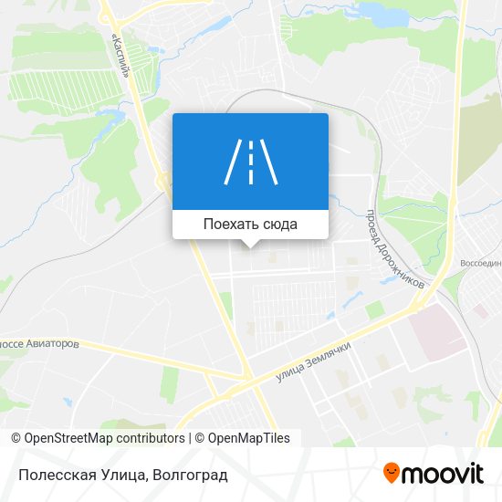 Карта Полесская Улица