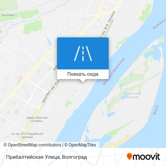 Карта Прибалтийская Улица