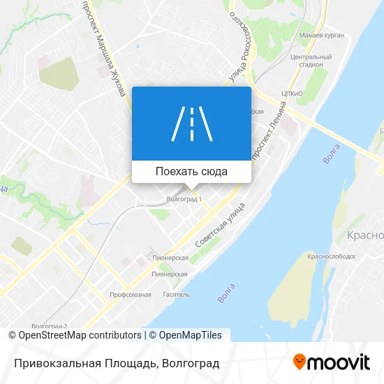 Карта Привокзальная Площадь