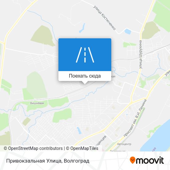 Карта Привокзальная Улица