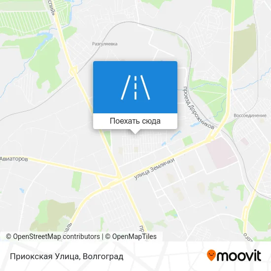 Карта Приокская Улица