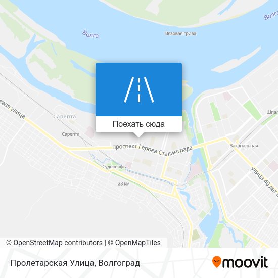 Карта Пролетарская Улица