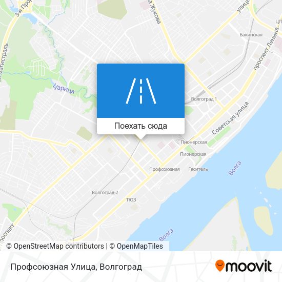 Карта Профсоюзная Улица