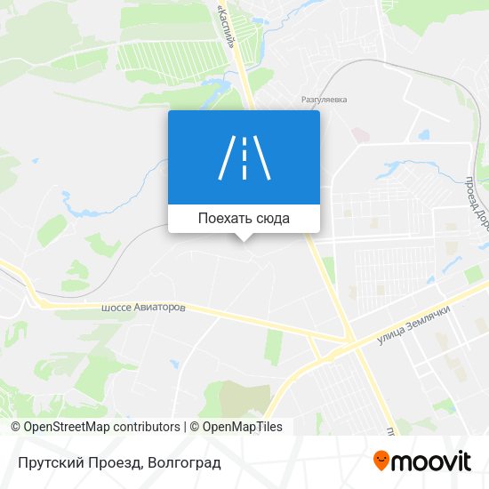 Карта Прутский Проезд