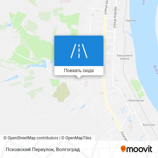 Карта Псковский Переулок