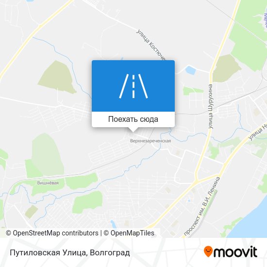 Карта Путиловская Улица