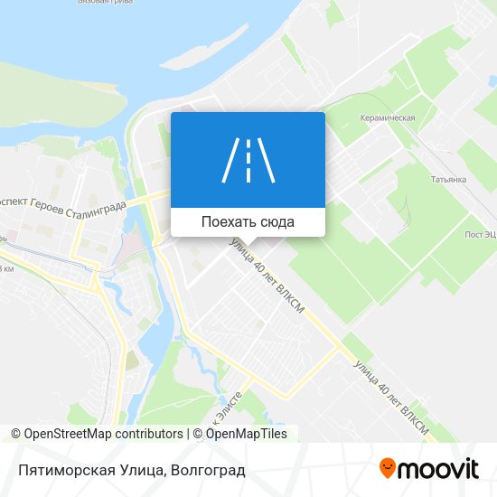 Карта Пятиморская Улица