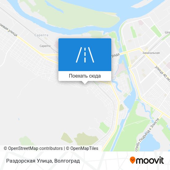Карта Раздорская Улица