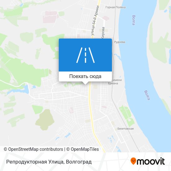 Карта Репродукторная Улица