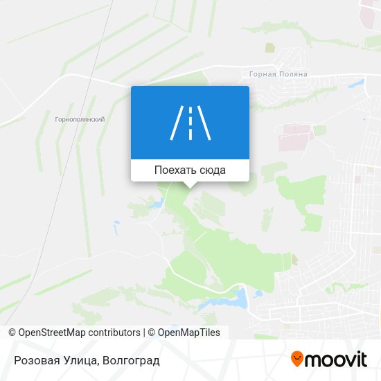 Карта Розовая Улица