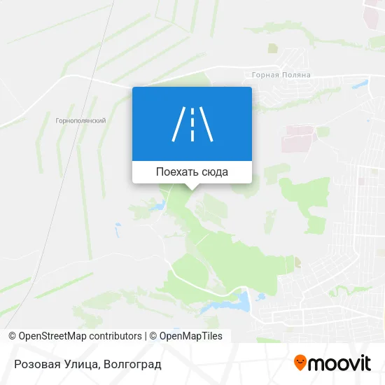Карта Розовая Улица
