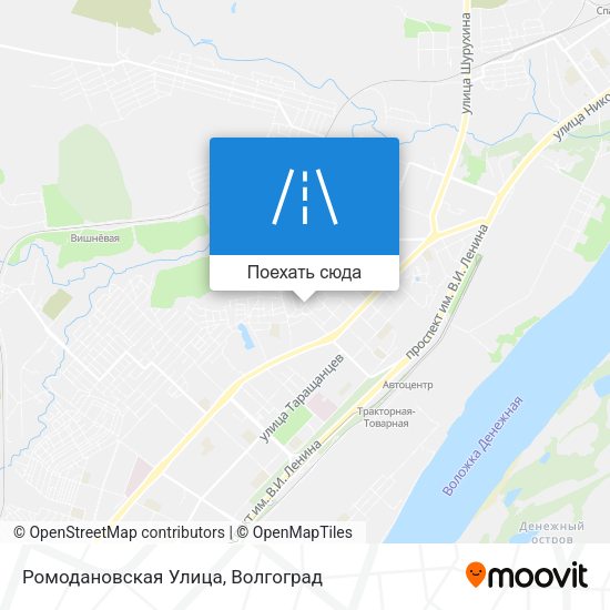 Карта Ромодановская Улица