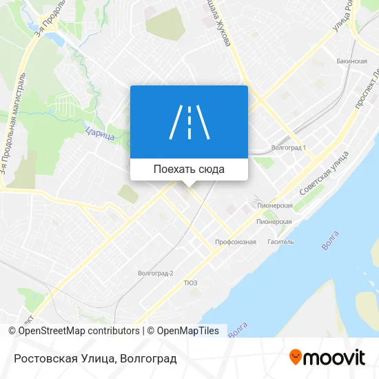 Карта Ростовская Улица