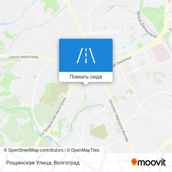 Карта Рощинская Улица