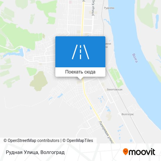 Карта Рудная Улица