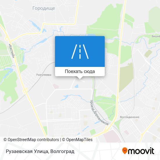 Карта Рузаевская Улица