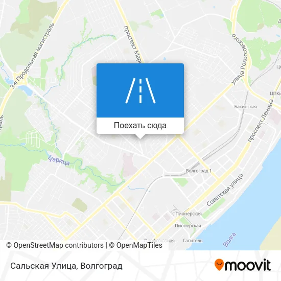 Карта Сальская Улица
